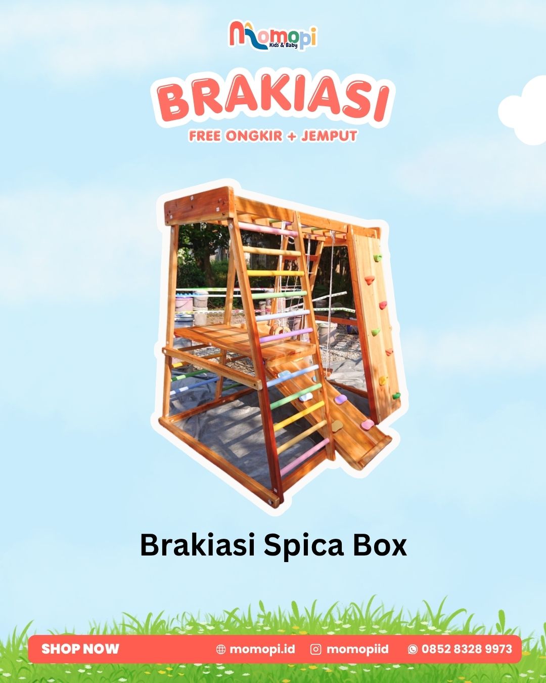 Momopi Spica Triangle Colorful Brakiasi