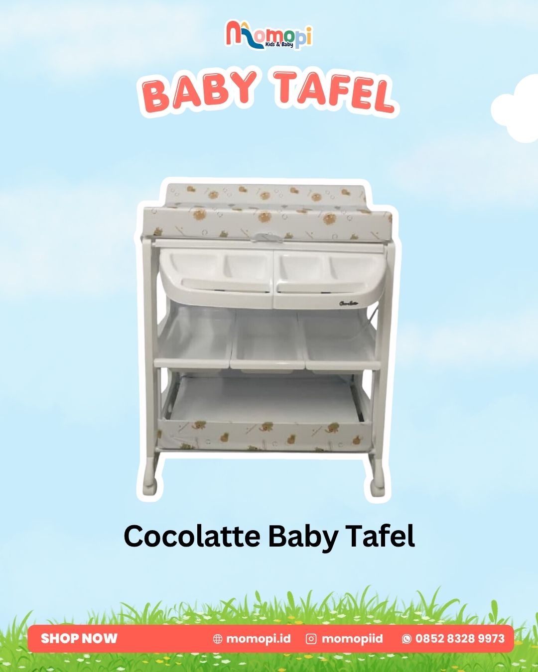 Cocolatte Baby Tafel Bath and Changing Table