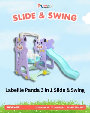 Labeille KC 525 SL 3in1 Panda Slide Swing Basketball