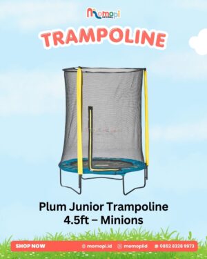 Plum Junior Trampoline & Enclosure 4-5ft – Minions