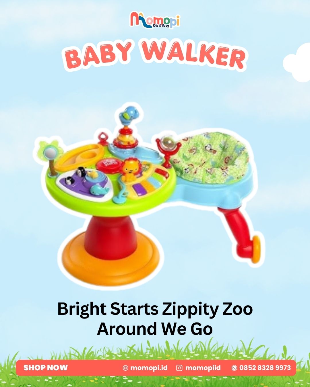 Bright Starts Zippity Zoo Around We Go
