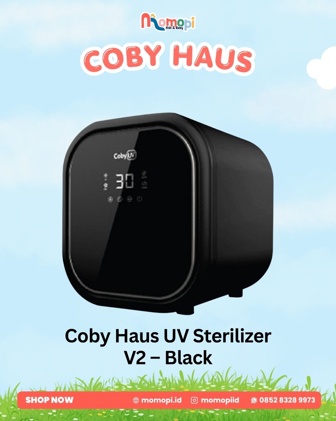 Coby Haus UV Sterilizer V2 – Black