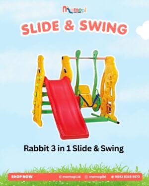Rabbit 3 in 1 Slide & Swing